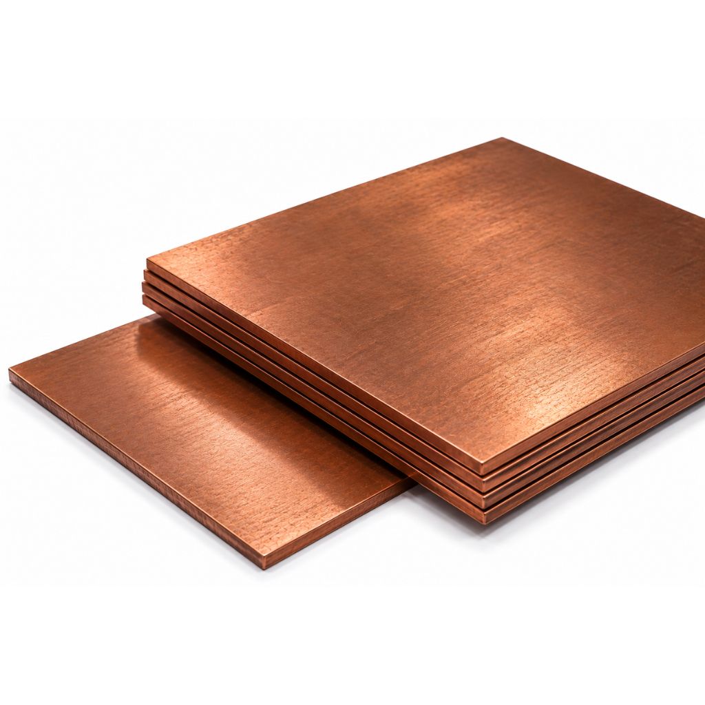 Tôles et plaques d’acier au cuivre
